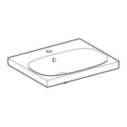 Geberit Waschtisch Acanto 60x48,2cm, m Hahnl., m ÜL, weiß KeraTect-4