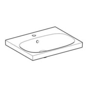 Geberit Waschtisch Acanto 60x48,2cm, m Hahnl., m ÜL, weiß KeraTect-5