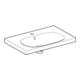 Geberit Waschtisch Acanto 75x48,2cm, m Abl, m Hahnl., m ÜL, we.