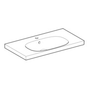Geberit Waschtisch Acanto 90x48,2cm, m Abl, m HL, ÜL, we. K-Tect-4
