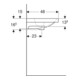 Geberit Waschtisch Acanto 90x48,2cm, m Abl, m Ü, o HL, we. K-Tect-5