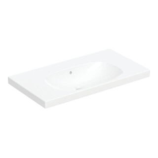 Geberit Waschtisch Acanto 90x48,2cm, m Abl, m ÜL, o. Hahnl., we.