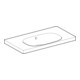 Geberit Waschtisch Acanto 90x48,2cm, m Abl, m ÜL, o. Hahnl., we.