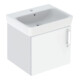 Geberit Waschtisch Bambini 59,5x56,3x48,3cm, m US, HL, w/lack. ma-1