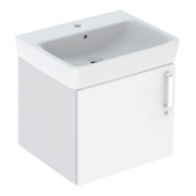 Geberit Waschtisch Bambini 59,5x56,3x48,3cm, m US, HL, w/lack. ma