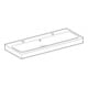Geberit Waschtisch iCon 120x48,5cm, m 2 HL, weiß, mit Überlauf