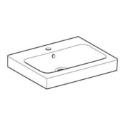 Geberit Waschtisch iCon 60x48,5cm, we. K-Tect, m Hahnl., m ÜL-4
