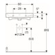 Geberit Waschtisch iCon 60x48,5cm, we. K-Tect, m Hahnl., m ÜL-5