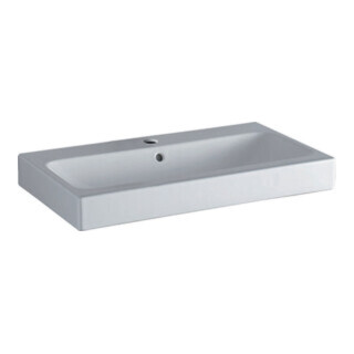 Geberit Waschtisch iCon 75x48,5cm, we. K-Tect, m Hahnl., m ÜL