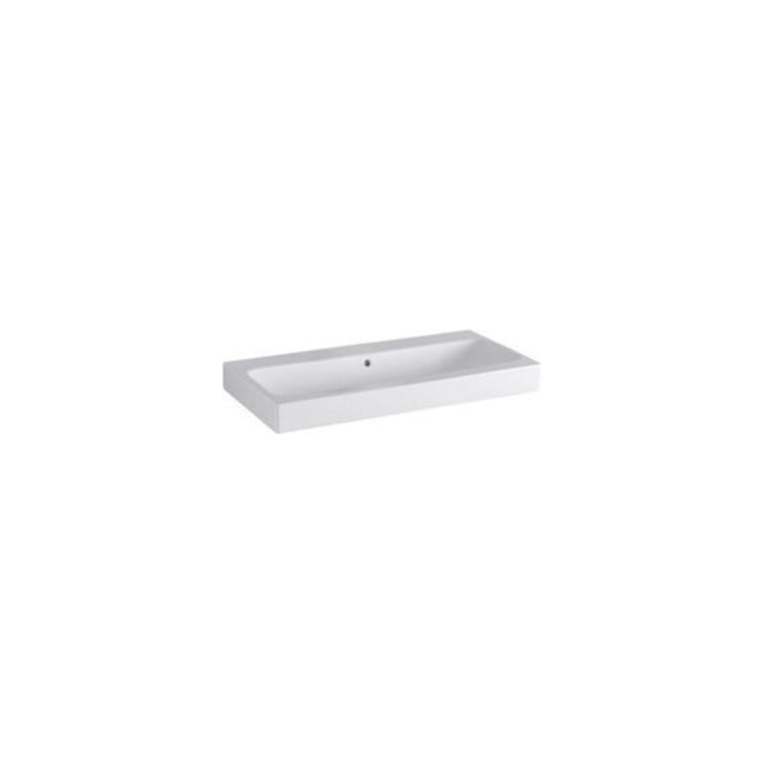 Geberit Waschtisch iCon 90x48,5cm, we. K-Tect, o. Hahnl., m ÜL