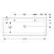 Geberit Waschtisch iCon Light 120x48cm, HL re/li, o. ÜL, we. K-Tect