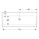 Geberit Waschtisch iCon Light 120x48cm, o. Hahnl., ohne Überlauf, weiß