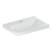 Geberit Waschtisch iCon Light 60x42cm, Hahnl. mit., o. Überlauf, weiß