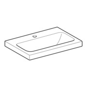Geberit Waschtisch iCon Light 60x42cm, Hahnl. mit., o. ÜL, we. K-Tect-4
