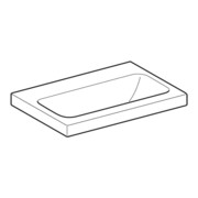 Geberit Waschtisch iCon Light 60x42cm, o. Hahnl., o. ÜL, weiß KeraTect-4