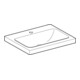 Geberit Waschtisch iCon Light 60x48cm, Hahnl. mit., o. ÜL, we. K-Tect