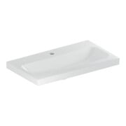 Geberit Waschtisch iCon Light 75x42cm, Hahnl. mit., o. ÜL, we. K-Tect