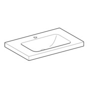 Geberit Waschtisch iCon Light 75x48cm, HL mi, o Ü, m Abl, we. K-Tect-2