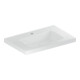 Geberit Waschtisch iCon Light 75x48cm, HL mi, o. ÜL, m Ablagefl., we.-1