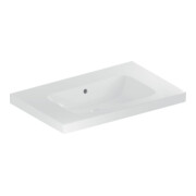 Geberit Waschtisch iCon Light 75x48cm, o HL, m Ü, m Abl, we. K-Tect