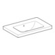 Geberit Waschtisch iCon Light 75x48cm, o HL, m Ü, m Abl, we. K-Tect