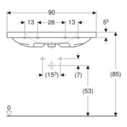 Geberit Waschtisch iCon Light 90x48cm, HL mi, m Ü, m Abl, we. K-Tect-5