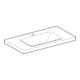 Geberit Waschtisch iCon Light 90x48cm, HL mi, o Ü, m Abl, we. K-Tect
