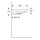 Geberit Waschtisch iCon Light 90x48cm, HL mi, o Ü, m Abl, we. K-Tect