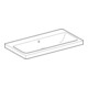 Geberit Waschtisch iCon Light 90x48cm, o. Hahnl., m ÜL, weiß KeraTect