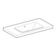 Geberit Waschtisch iCon Light 90x48cm, o HL, m Ü, m Abl, we. K-Tect