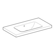 Geberit Waschtisch iCon Light 90x48cm, o HL, m Ü, m Abl, we. K-Tect-2