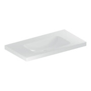 Geberit Waschtisch iCon Light 90x48cm, o HL, o Ü, m Abl, we. K-Tect