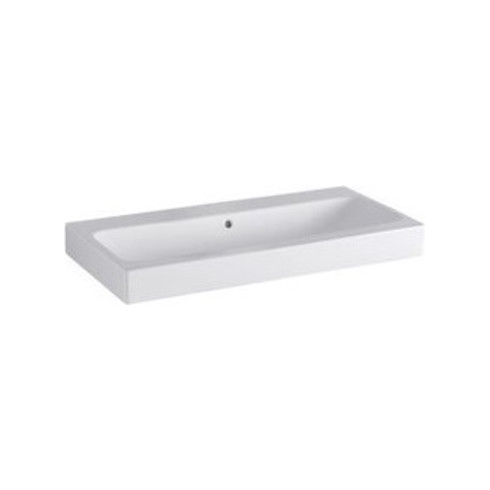 Geberit Waschtisch iCon 90x48,5cm, we. K-Tect, o. Hahnl., m ÜL