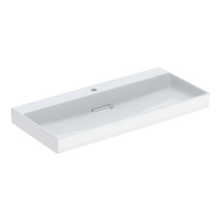 Geberit Waschtisch One 105cm, m HL mi, o. ÜL, we. K-Tect/Bl we.