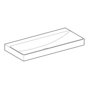 Geberit Waschtisch One 105cm, o. Hahnl. + ÜL, weiß KeraTect-2