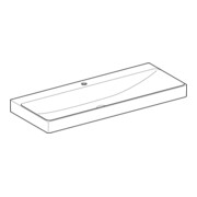 Geberit Waschtisch One 120cm, Hahnl. mit., o. ÜL, weiß KeraTect-5