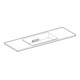 Geberit Waschtisch One 120x40cm, o HL, Ü vd, w K-Tec/Bl c geb.