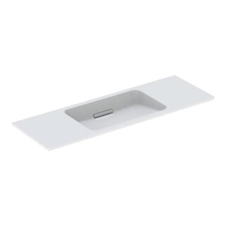 Geberit Waschtisch One 120x40cm, o HL, Ü vd, we. K-Tect/Bl vc