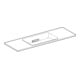 Geberit Waschtisch One 120x40cm, o HL, Ü vd, we. K-Tect/Bl vc