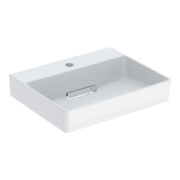 Geberit Waschtisch One 50, m HL mit., o. ÜL, we. K-Tect/Bl we.