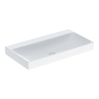 Geberit Waschtisch One 90cm, o. Hahnl. + ÜL, weiß KeraTect