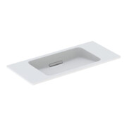 Geberit Waschtisch One 90x40cm, o HL, Ü vd, w K-Tec/Bl chr geb.