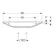 Geberit Waschtisch One 90x40cm, o HL, Ü vd, w K-Tec/Bl chr geb.-2