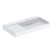 Geberit Waschtisch One 90x48,4cm, o Ü, w K-Tec/Bl w, Hahnl. re