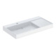 Geberit Waschtisch One 90x48,4cm, o Ü, w K-Tec/Bl w, m HL li-1