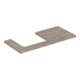 Geberit Waschtisch-Platte One 105x3x47cm, N hick./Mela Holz, AS li-1