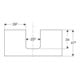 Geberit Waschtisch-Platte One 105x3x47cm, N hick./Mela Holz, AS mit.