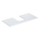 Geberit Waschtisch-Platte One 105x3x47cm, w/l hochgl., Ausschn mit.-1