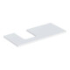 Geberit Waschtisch-Platte One 105x3x47cm, w/lack. hochgl., Ausschn li-1