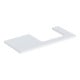 Geberit Waschtisch-Platte One 105x3x47cm, w/lack. ma, Ausschn rechts-1